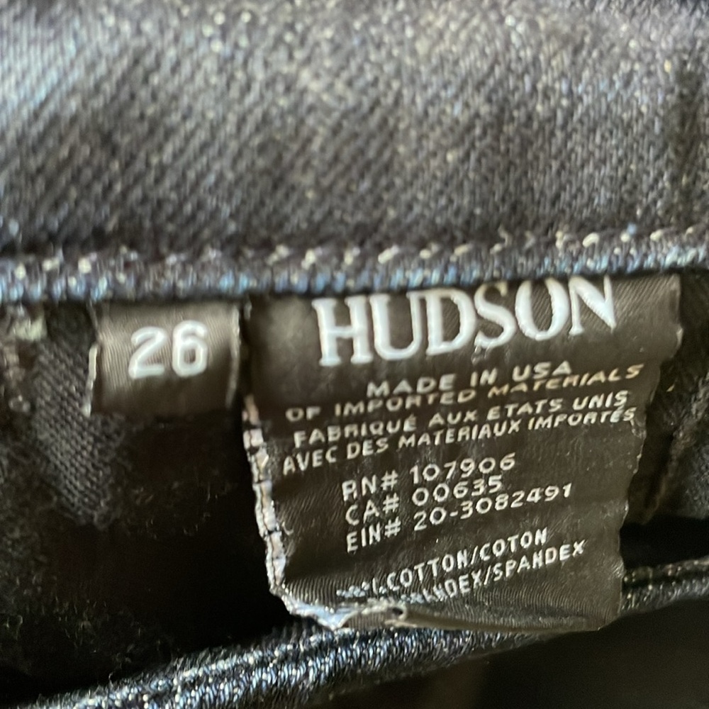 HUDSON JOPLIN jeans WIDE LEG TROUSEr TUXEDO STRIPE - Picture 10 of 11